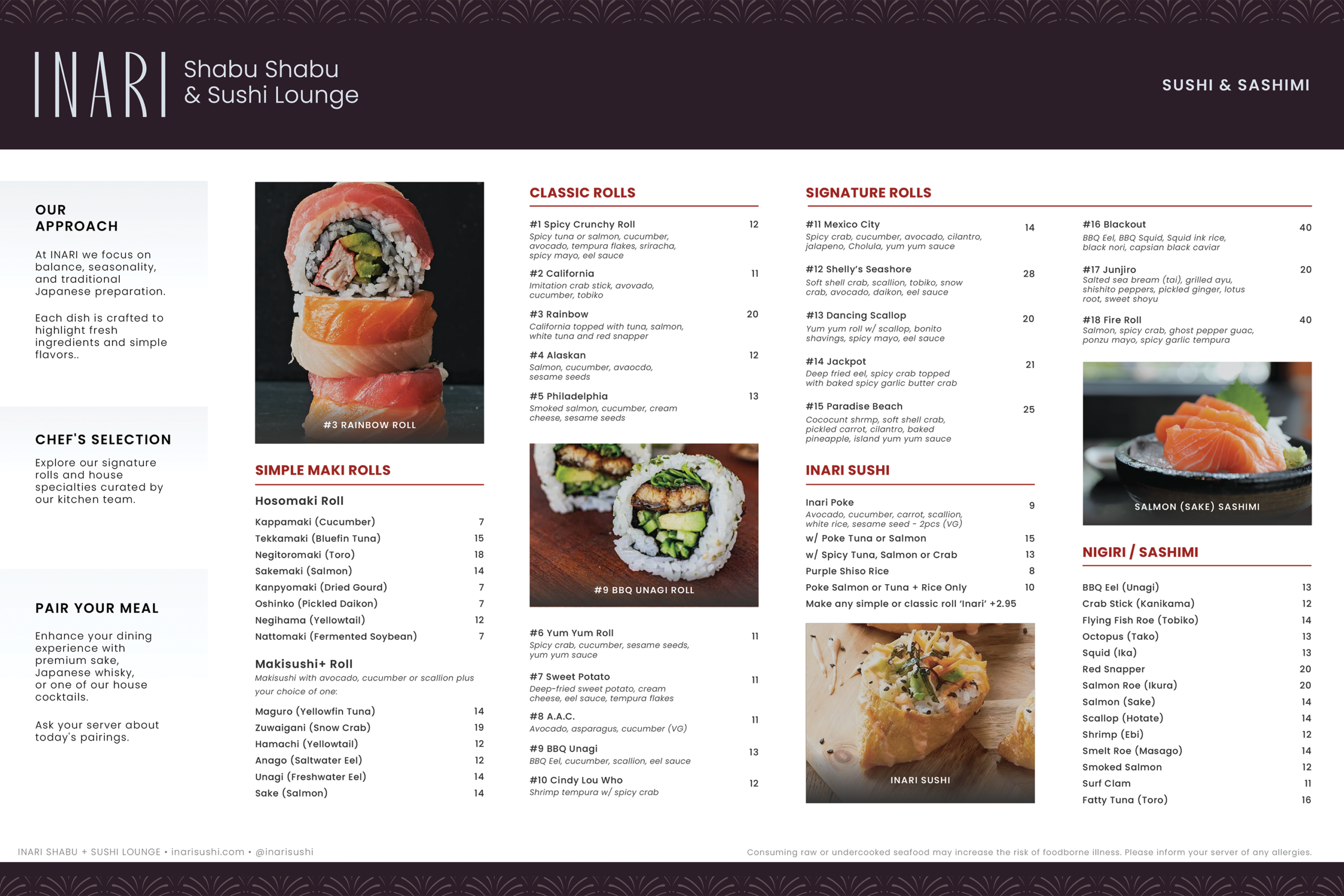 Menu Design